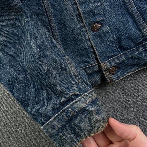VTG LEVIS Trucker Jacket 70506-0216 Denim Type 3 USA Blue FACT. 527 Size 34 - Picture 16 of 16